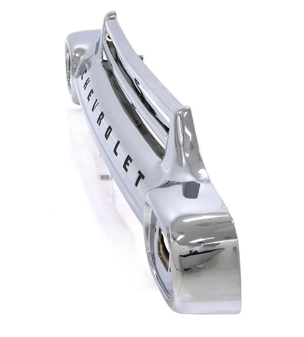 58-59 Chevy Pickup Truck Chrome Front Grille Assembly with Chevrolet Lettering