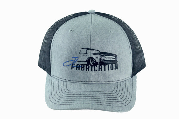 JL Fabrication Gray Adjustable 67-72 Chevy Classic Truck Snap-Back Ball Cap Hat