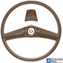 69-72 Chevy C10 Truck Brown Saddle Custom 15" Steering Wheel Kit with Horn Button