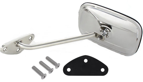 67-72 Chevy/GMC Truck Driver / Passenger Side View Stainless Door Mirrors & Arms