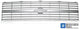 83-84 Chevy C10 Truck Premium OE Style Argent Gray Grille Single Headlight