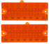 69-70 Chevy C10 Truck Front Amber LED Turn Signal Light Park Lamp Lenses