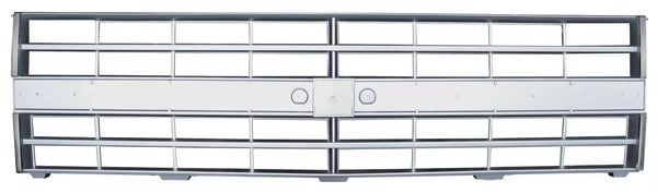 85-87 Chevy C10 Truck Plastic Grille Insert For Dual Headlight & Stainless Trim