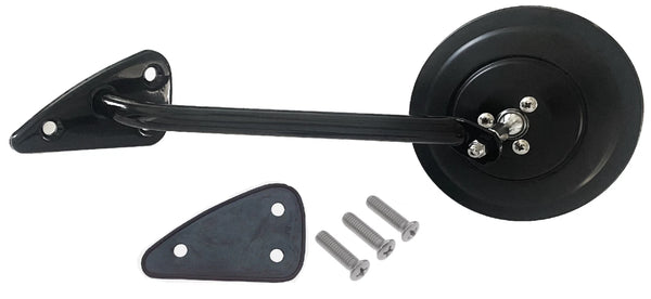 60-66 Chevy/GMC Truck Driver / Passenger Side View Black Door Mirrors & Arms