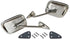 60-66 Chevy/GMC Truck Driver / Passenger Side View Stainless Door Mirrors & Arms