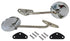 67-72 Chevy/GMC Truck Driver / Passenger Side View Stainless Door Mirrors & Arms
