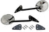 60-66 Chevy/GMC Truck LH / RH Side View Stainless Door Mirrors & Black Arms