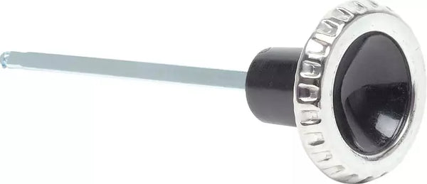 60-63 Chevy/GMC Truck Chrome/Black Headlight Switch Dash Knob with Rod
