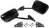 60-66 Chevy/GMC Truck Driver / Passenger Side View Black Door Mirrors & Arms