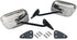 60-66 Chevy/GMC Truck LH / RH Side View Stainless Door Mirrors & Black Arms