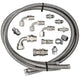 Steel Braided GM Type II Power Steering 2/3-Line Hose Kit w/Fittings