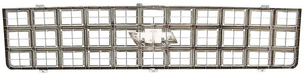 1980 Chevy C10 Truck Premium OE Style Chrome Grille with Foil Emblem