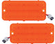 67-68 Chevy C10 Truck Front Amber LED Turn Signal Light Park Lamp Lenses