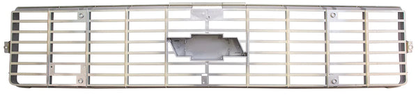 73-74 Chevy C10 Truck Premium OE Style Argent Gray Grille w/ Foil Emblem