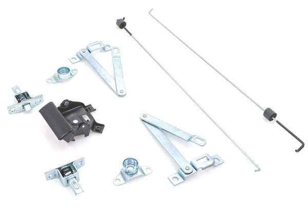 73-74 Chevy/GMC C10 Truck Fleetside Tailgate Handle, Latches, Hinges & Rod Kit