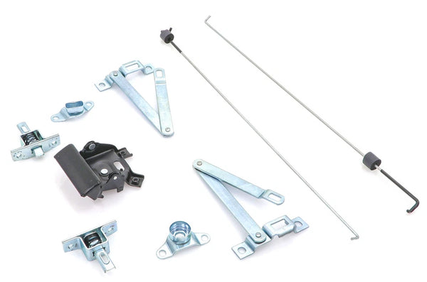 75-76 Chevy/GMC C10 Truck Fleetside Tailgate Handle, Latches, Hinges & Rod Kit