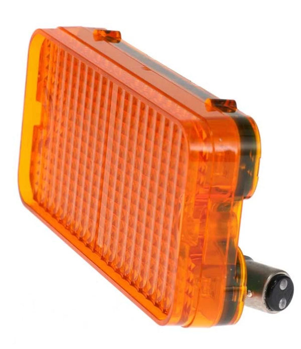 67-68 Chevy C10 Truck Front Amber LED Turn Signal Light Park Lamp Lenses