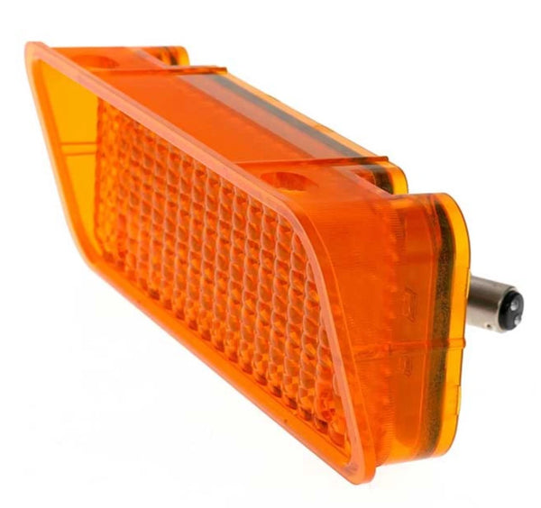 71-72 Chevy C10 Truck Front Amber LED Turn Signal Light Park Lamp Lenses