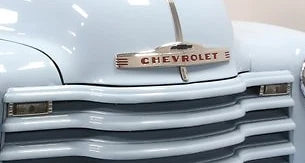47-53 Chevy Advance Design Truck Chrome Hood Emblem Rubber Gasket