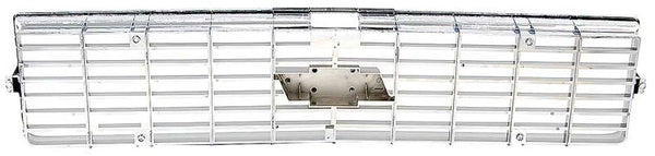 73-74 Chevy C10 Truck Premium OE Style Argent Gray& Chrome Grille with Foil Emblem