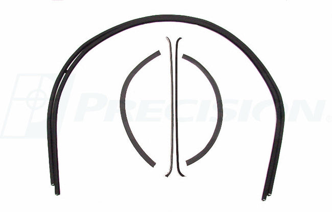 47-50 Chevy Door Beltline Molding Glass Run Channel