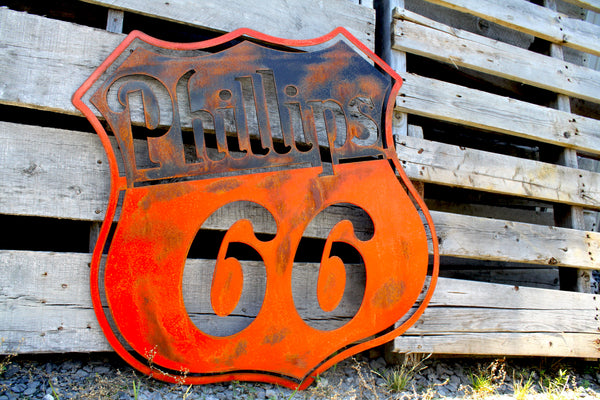 Large Phillips 66 Gas Station Garage Sign