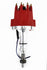Red SBF 289 302 Pro Billet Distributor Mechanical Advance