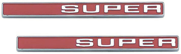 71-72 Chevy/GMC Truck "Super" Fender Emblems (Pair)