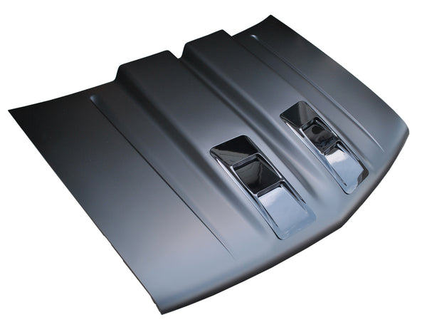 88-98 Chevy/GMC Truck 2" Ram Air Dual Scoop Cowl Hood