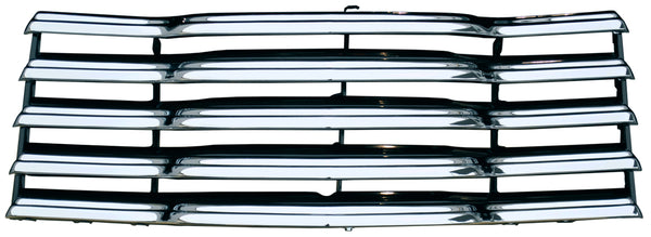 47-53 Chevy Pickup Truck Chrome Grille Assembly with Painted Black Brackets