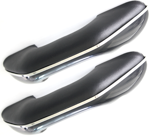 55-66 Chevy/GMC Pickup Truck LH & RH Arm Rests with Chrome Trim ...