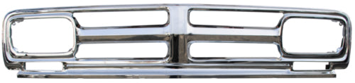 68-72 GMC C15 Truck Premium Chrome Aluminum Outer Grill Shell with Headlight Bezels