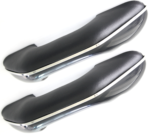 55-66 Chevy/GMC Pickup Truck LH & RH Arm Rests with Chrome Trim