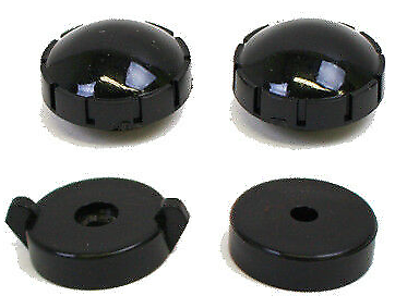 54-55 Chevy/GMC Truck Black Radio Switch Knobs (Set)