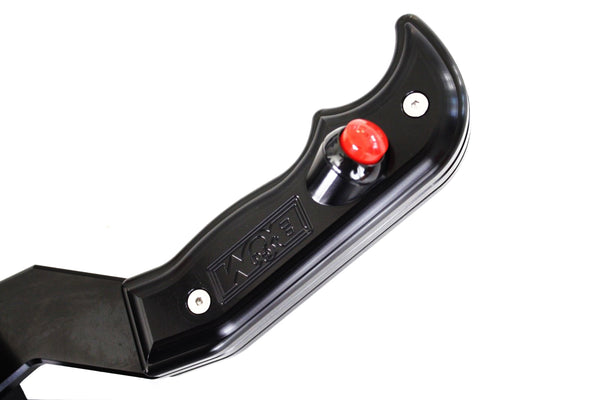 B&M Stealth Black Bandit Magnum Grip Shifter Handle Side Plate w/ Button