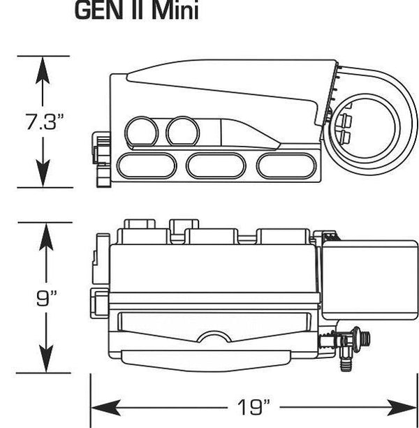 Universal Vintage Air Gen II Mini Complete A/C Kit Heat Cool Defrost