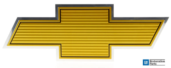 1980 Chevrolet C/K Pickup Truck Gold Foil Bowtie Grille Sticker Emblem