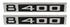 69-72 Chevy/GMC C10 Truck LH & RH V8 400 Fender Emblems Pair w/Fasteners 67