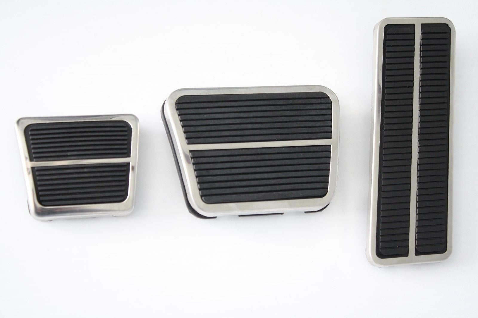 gas brake pedal 71-72 Chevy C10 Truck Deluxe Gas, Brake & Emergency Pedal Pads w/Stain