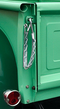 Black Stepside Tailgate Chain Covers For Chevy & GMC Trucks 1954-1966 & 1972 – Five Star Rubber Pair