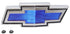 71-72 Chevy C10/K10 Truck Suburban Blue & Chrome Grill Bow-Tie Emblem