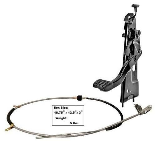 parking brake pedal 69-72 Chevy/GMC C10 Truck Emergency Parking Brake Pedal Assembly with Primary Cable