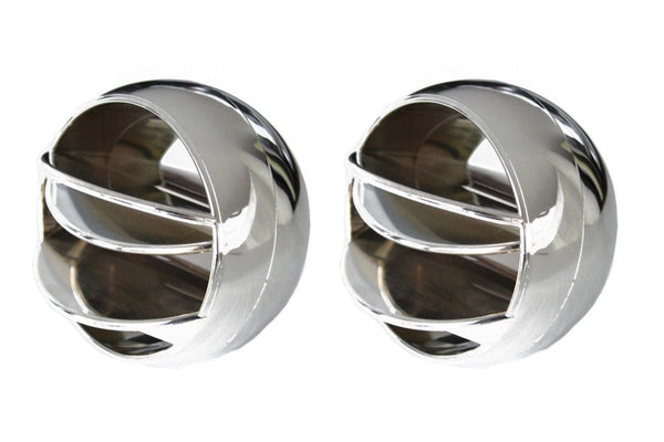 67-72 Chevy/GMC Truck Chrome Round A/C Vent Balls Air Conditioning