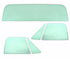 67-72 Chevy Truck 5PC Green Tinted Tempered Glass Kit  Rear, Door & Vent Window