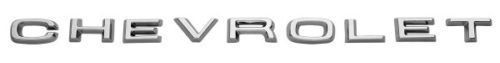 67-68 Chevy C10 Truck "CHEVROLET" Front Hood Emblem Letters with Fasteners