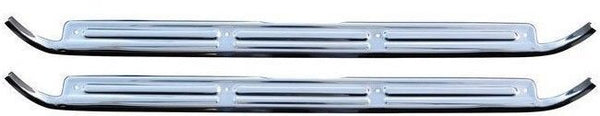 67-72 Chevy C10 K10 Truck Stainless Door Sill Scuff Plates Pair with Screws