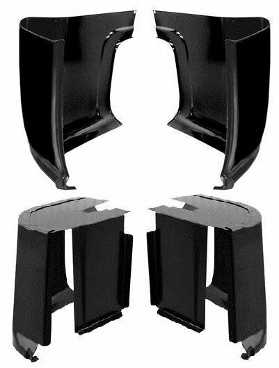 55-59 Chevy Pickup Truck Door Step Plate With Inner Rocker Panel Left Side - Dynacorn