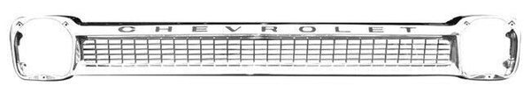 64-66 Chevy Truck Anodized Aluminum Grille Shell with Chevrolet Lettering