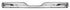 58-59 Chevy/GMC Pickup Truck Triple Chrome Plated Rear Bumper (Fleetside Bed)