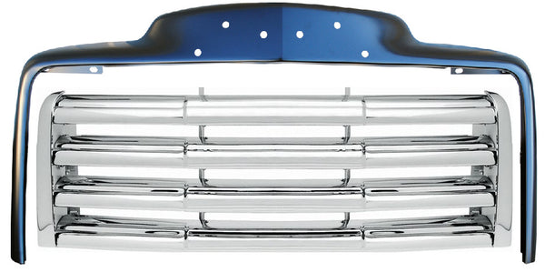 47-53 GMC Pickup Truck Chrome Inner & Painted Outer Grille Kit